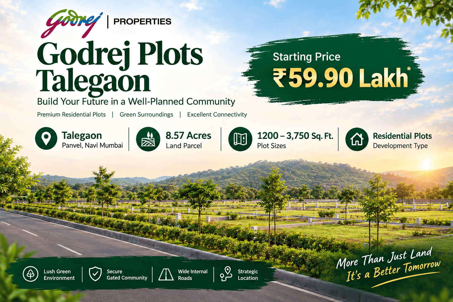 Godrej Plots Talegaon - 8.57 Acre Residential Plotted Development